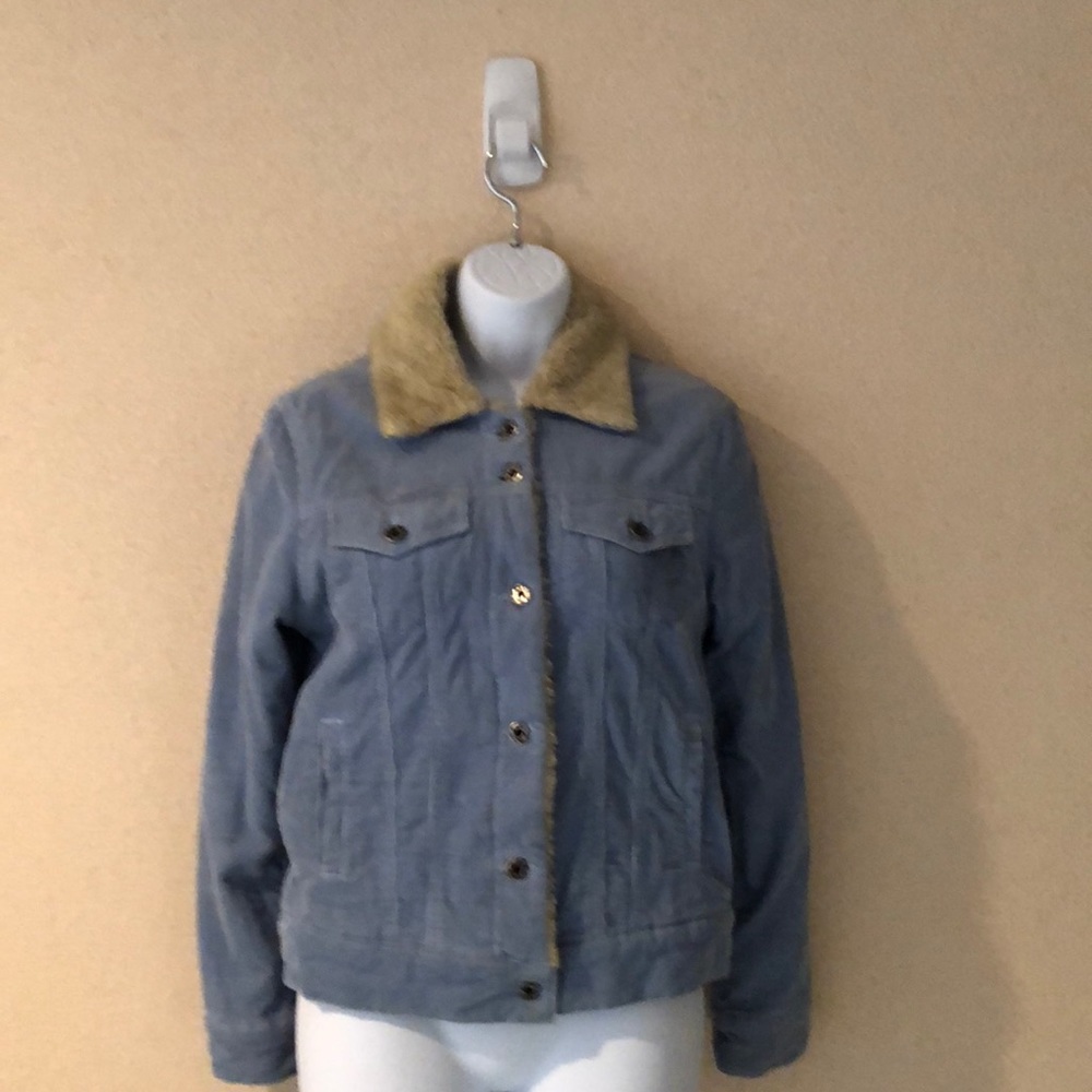 MAVI (CUT) Furred Corduroy Look Jacket Size M